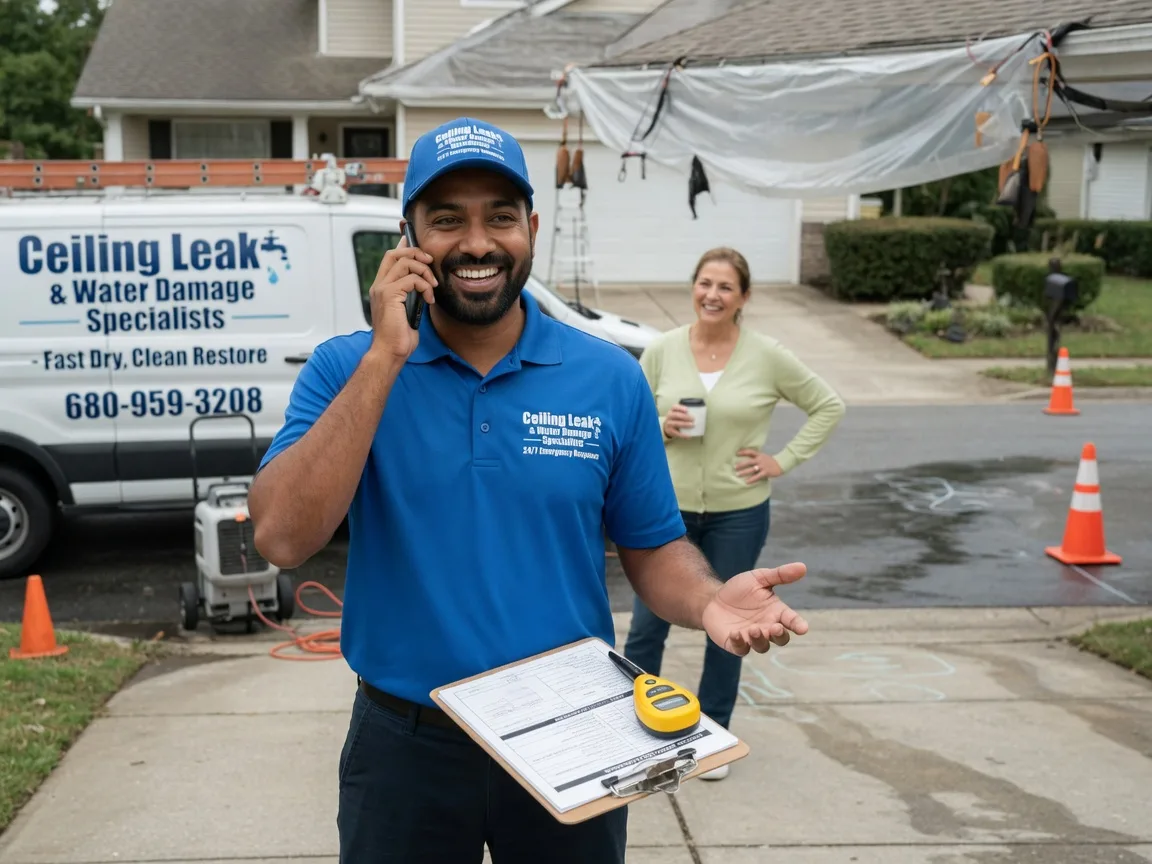 Ceiling Leak Cleanup Muskogee, OK FAQs